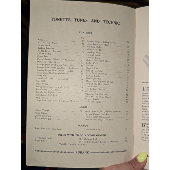 Vintage Tomette Tunes & Technic SONG FLUTE Music SHEET Booklet 1941 - Picture 3 of 4